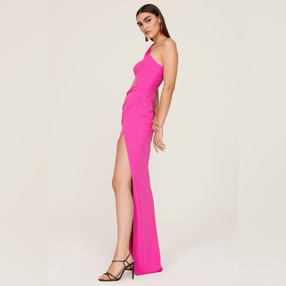 Katie May Mika Gown Pink Womens Size Medium - Picture 4 of 6